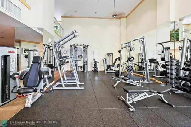 a view of city with furniture