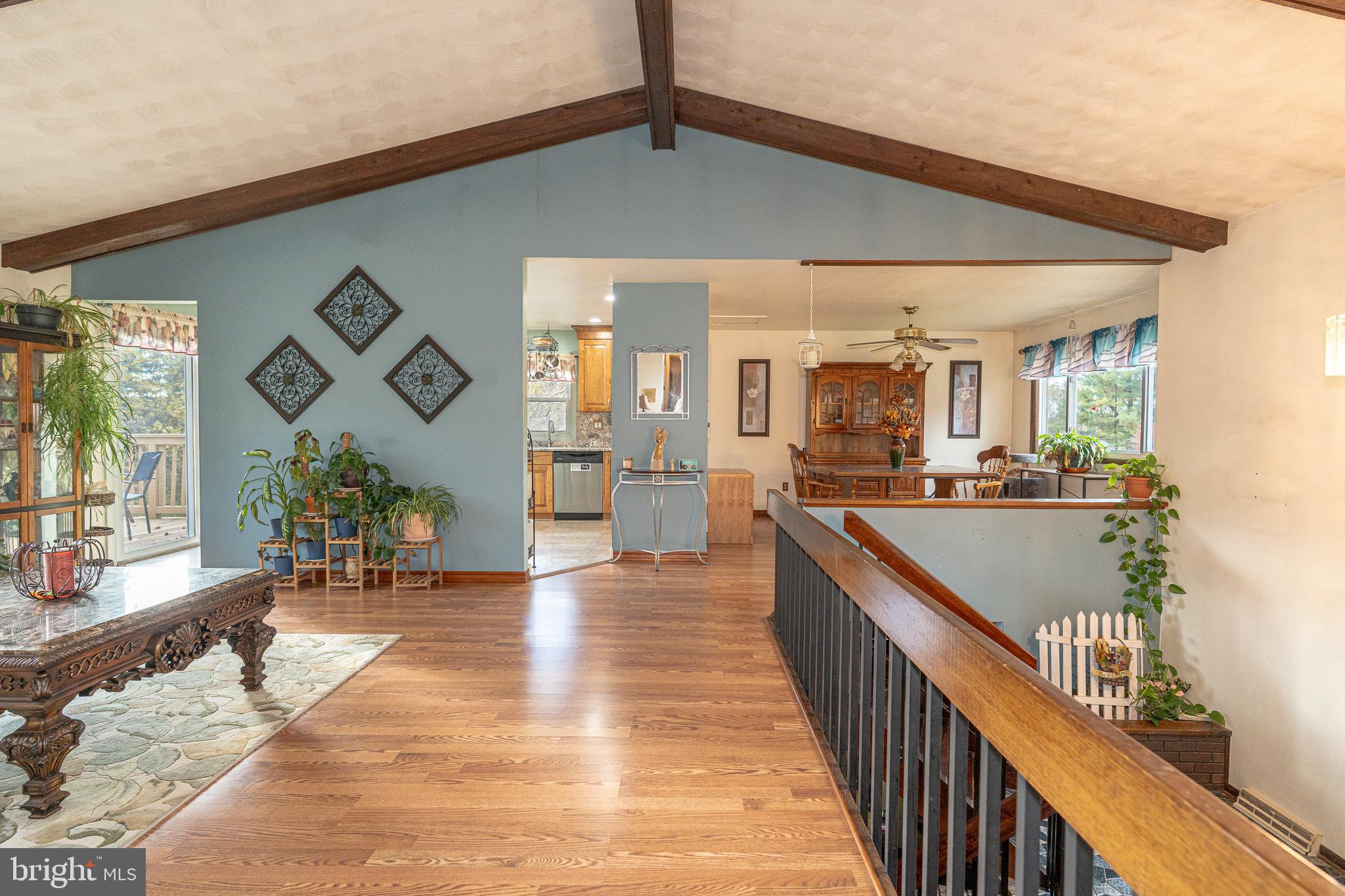 1913 Trout Farm Road Jarrettsville, MD 21084 - Photo 15 of 40 a view of dinning room and kitchen with wooden floor