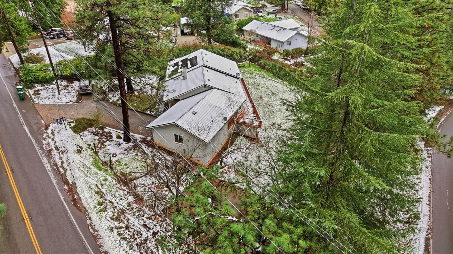 11002 Ball Road Grass Valley, CA 95949 - Photo 30 of 34 an aerial view of a house with a yard