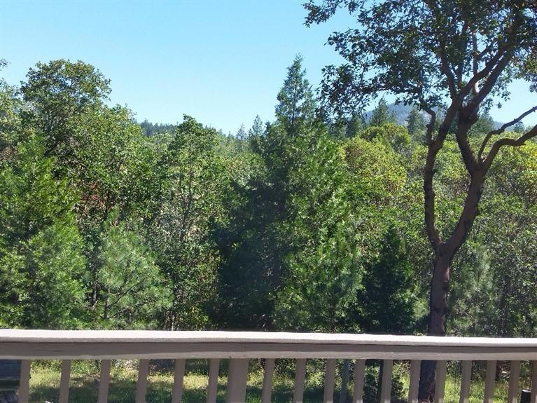 1111 Three Pines Road Grants Pass, OR 97526 - Photo 12 of 28 VIEW OF SIDE PROPERTY FROM DECK OUTSIDE