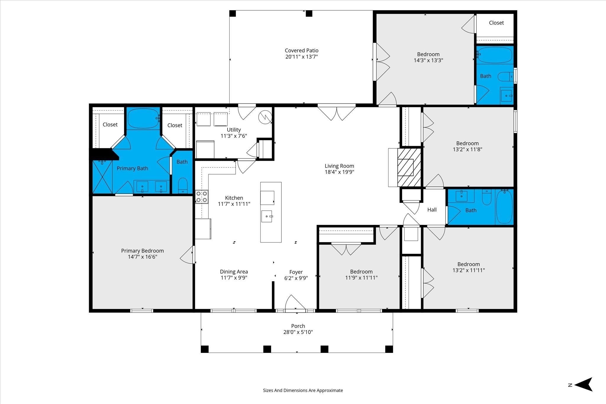 13198 Gopher Court Elberta, AL 36530 - Photo 37 of 37 Floor plan