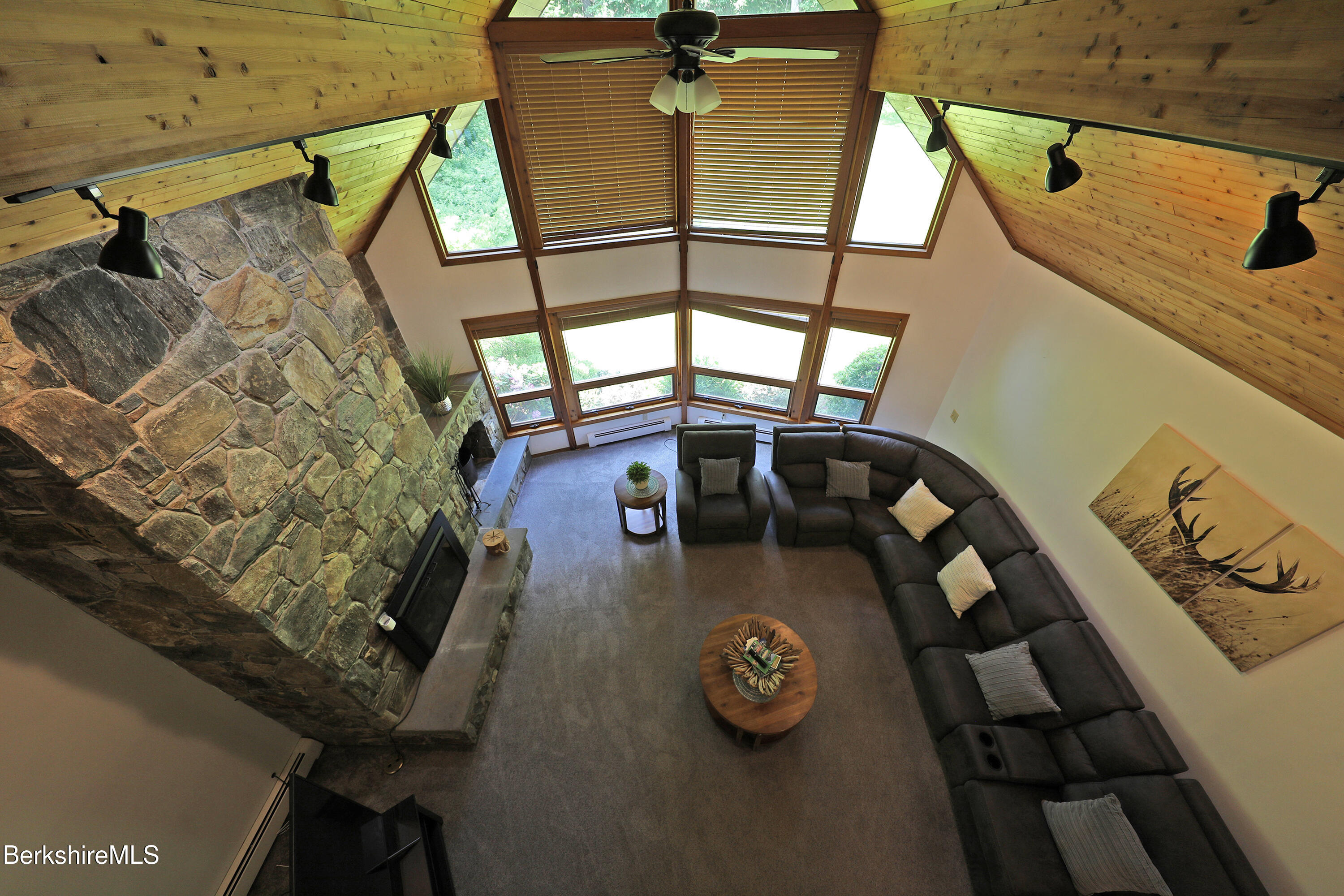 707 Benton Hill Road Becket, MA 01223 - Photo 39 of 56 View from Interior Balcony
