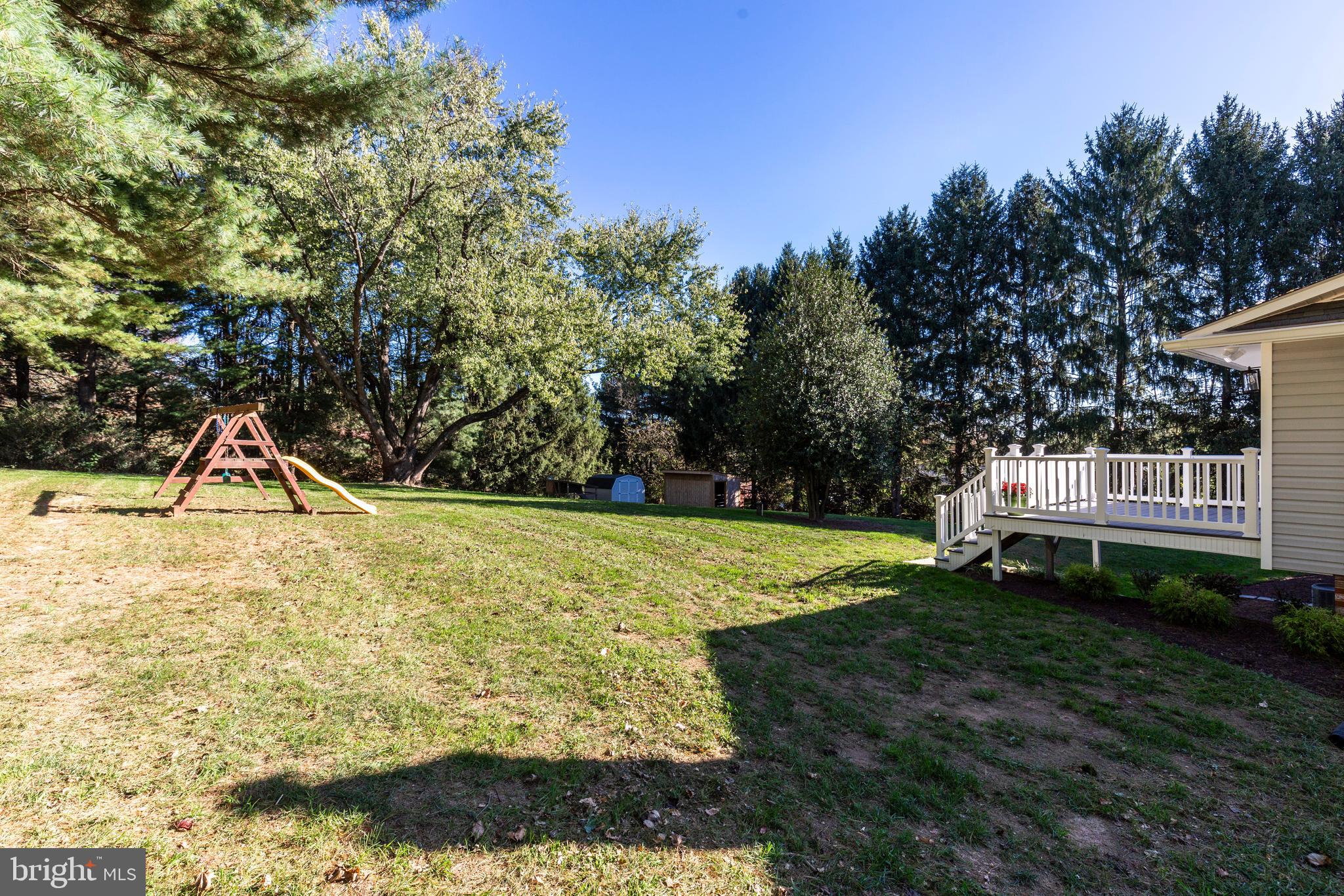1202 Frizzell Road Westminster, MD 21157 - Photo 50 of 74 Back yard view from the side, play set