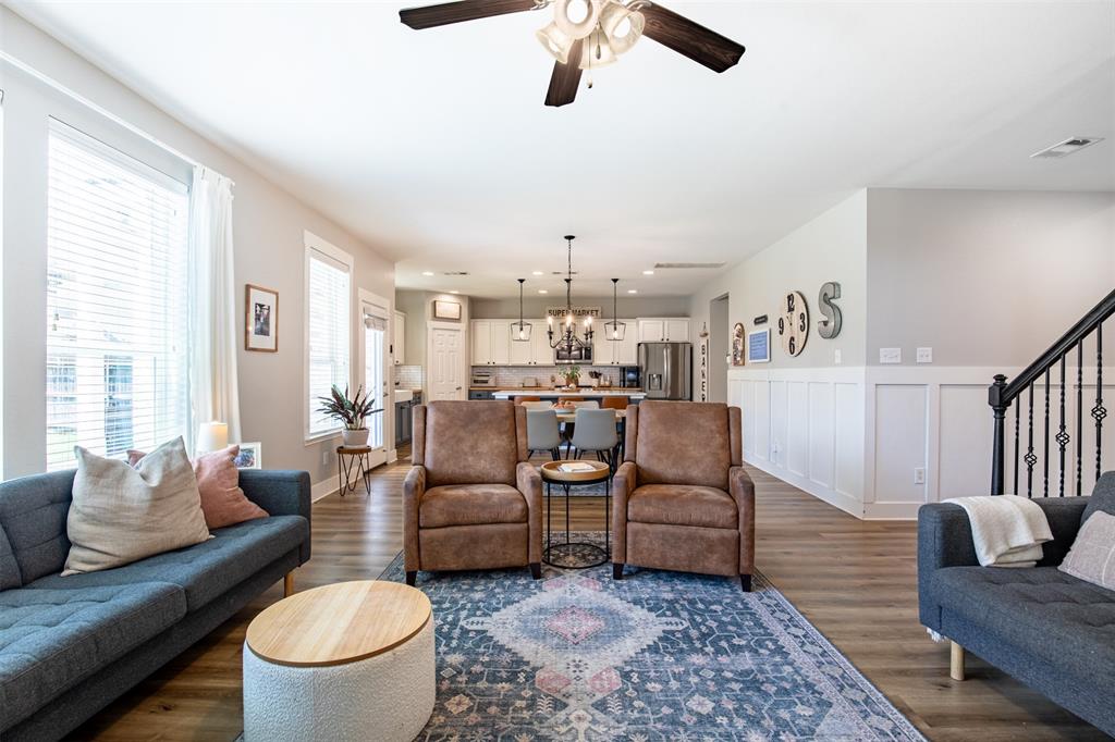 416 Allbright Road Celina, TX 75009 - Photo 8 of 40 a living room with furniture and a rug