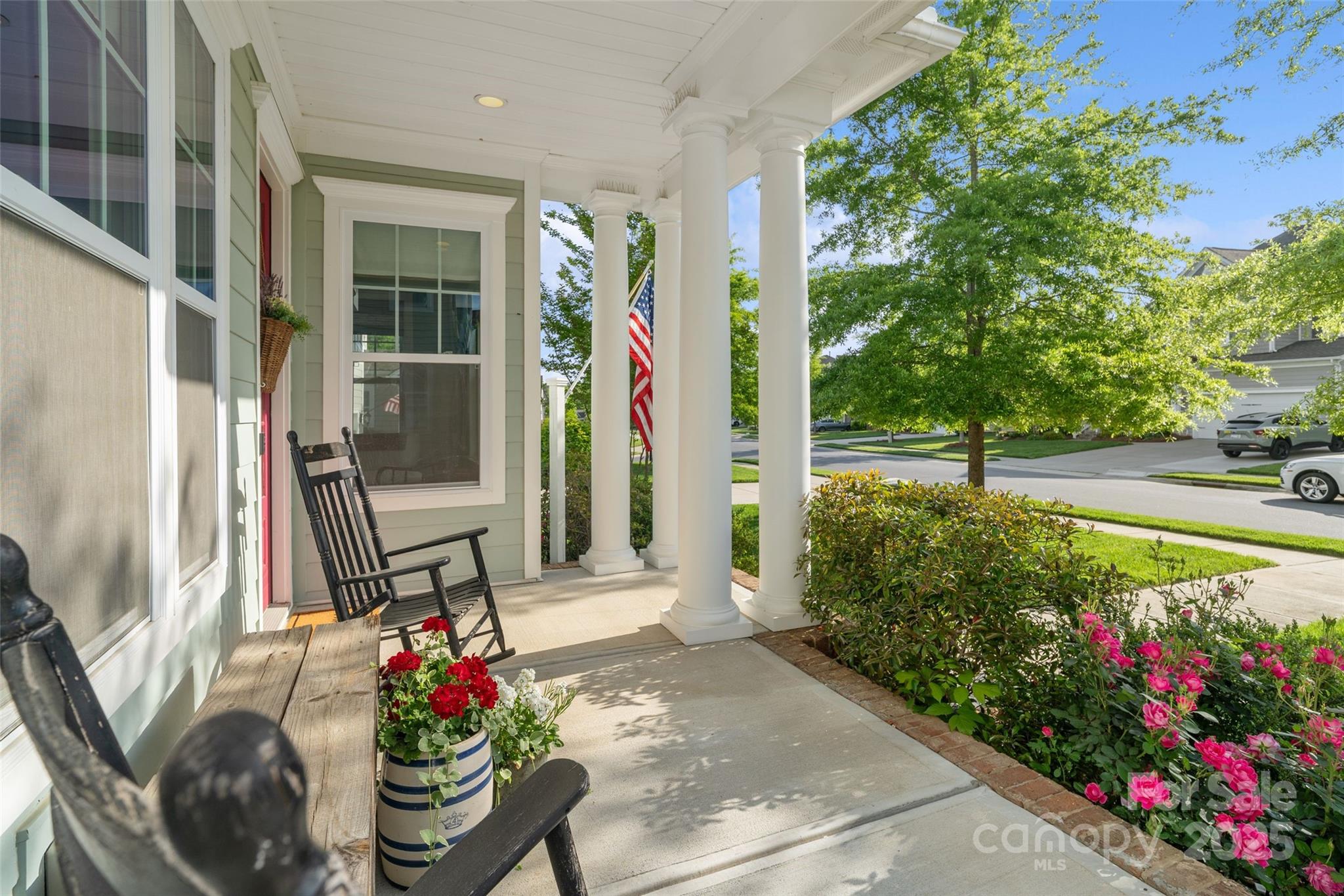 5301 Meadowcroft Way Fort Mill, SC 29708 - Photo 3 of 48 a garden view with a seating space