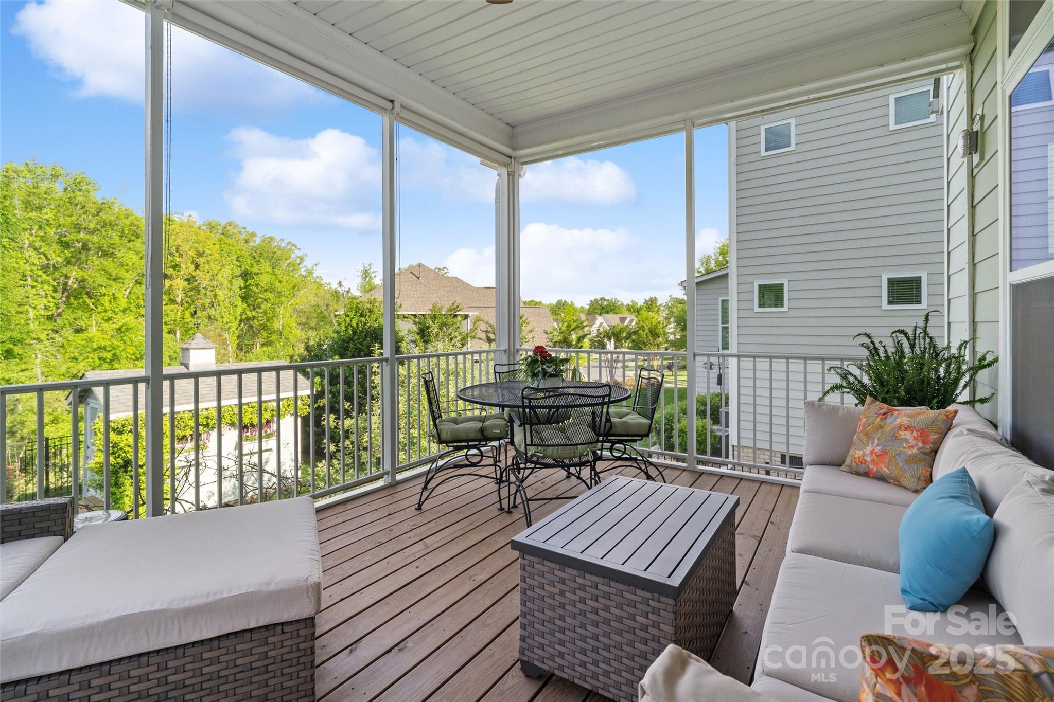 5301 Meadowcroft Way Fort Mill, SC 29708 - Photo 4 of 48 a view of a balcony with couch and chairs
