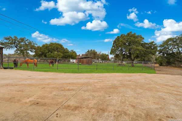 a view of a volley ball court