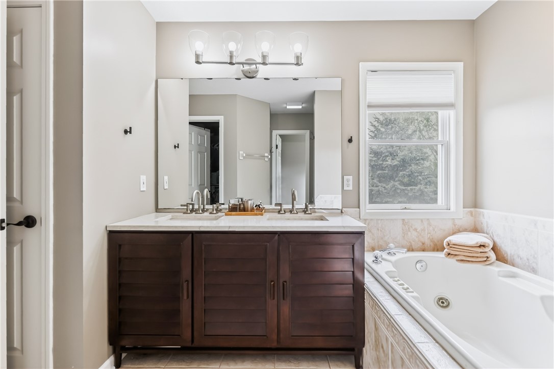 908 Taylor Rise Victor, NY 14564 - Photo 26 of 41 New Vanity with Quartz top. Linen Closet.