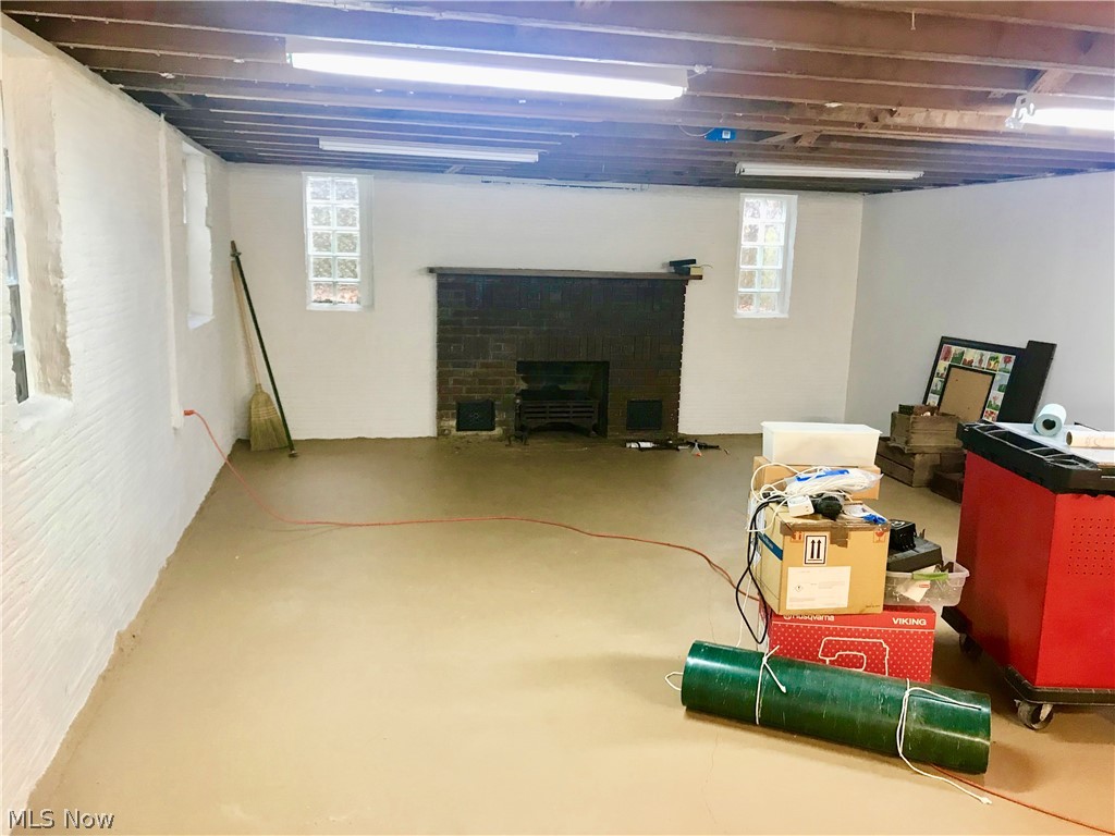 164 Grandin Road Akron, OH 44313 - Photo 26 of 26 Large Rec Room in lower level with glass block windows