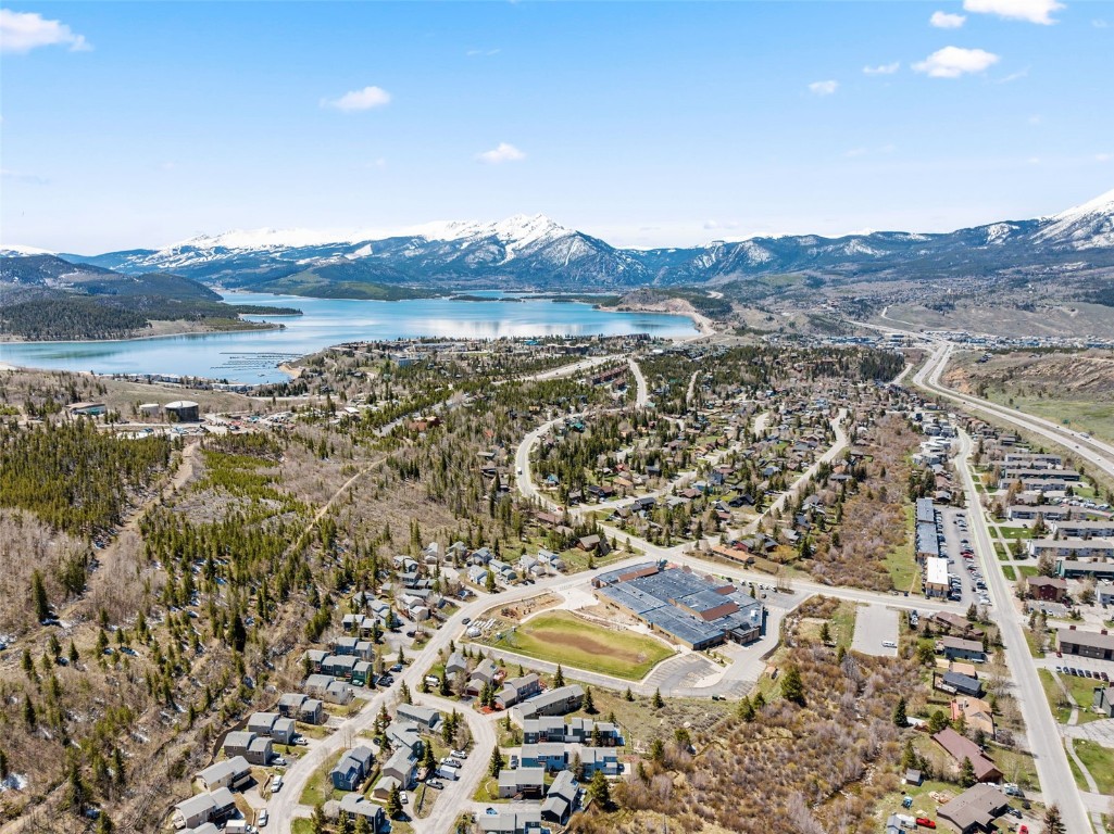 638 Alpine Road Dillon, CO 80435 - Photo 5 of 7 Birds eye view of property with a water and mountain view