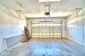 a view of an empty room with a sliding door