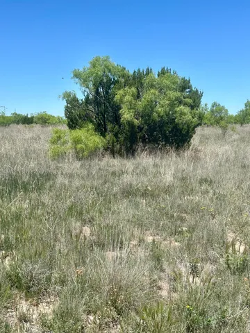 a view of a field with an outdoor space