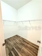 a view of a room with an entryway