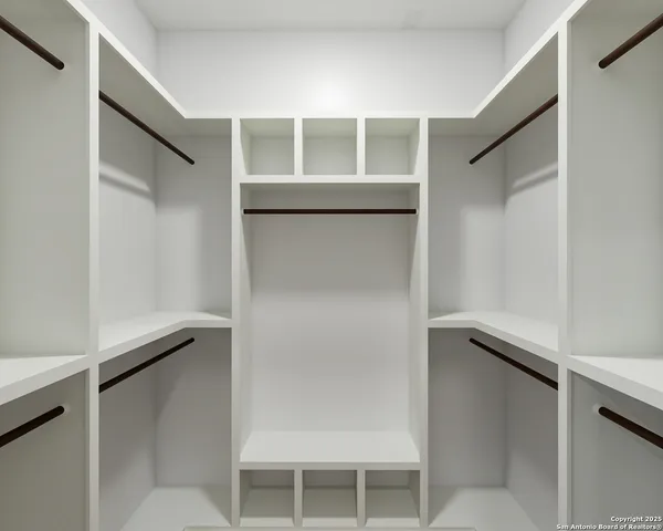 a view of walk in closet