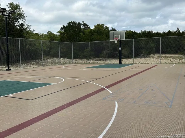 a view of a basketball court