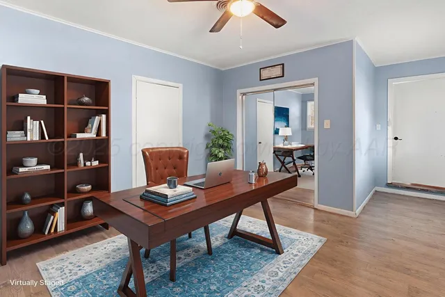 a view of empty room