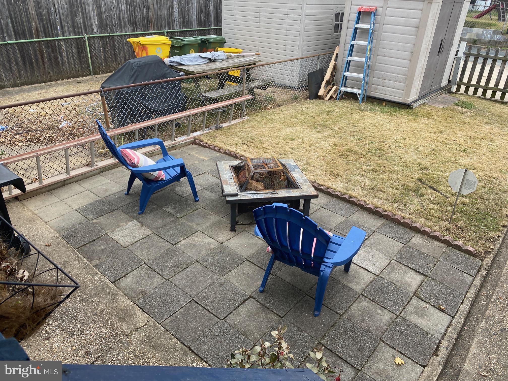 409 Old Riverside Road Brooklyn, MD 21225 - Photo 27 of 34 Paver Patio for Fire Pit
