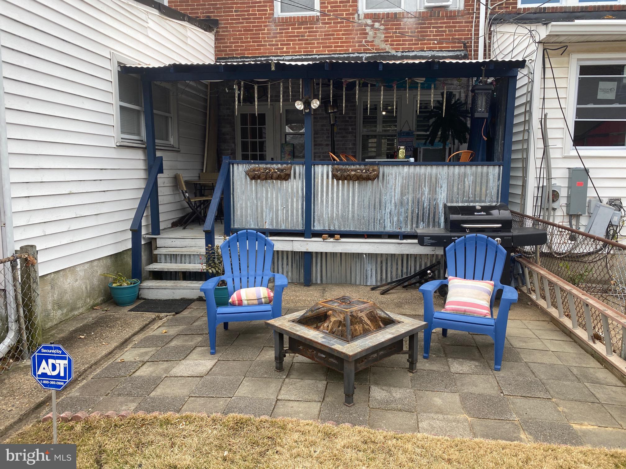 409 Old Riverside Road Brooklyn, MD 21225 - Photo 32 of 34 Paver Patio & Covered Deck