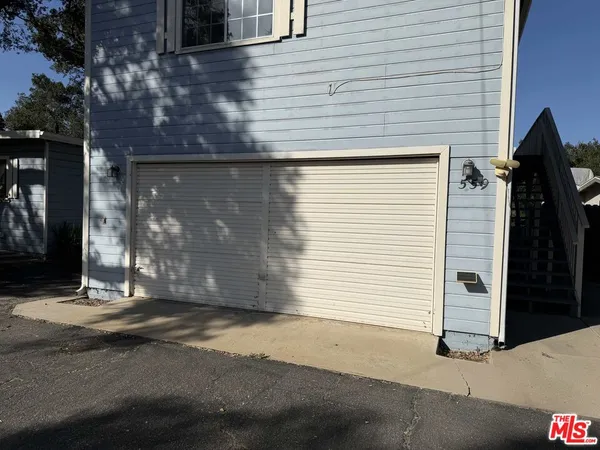 a view of a door of the house