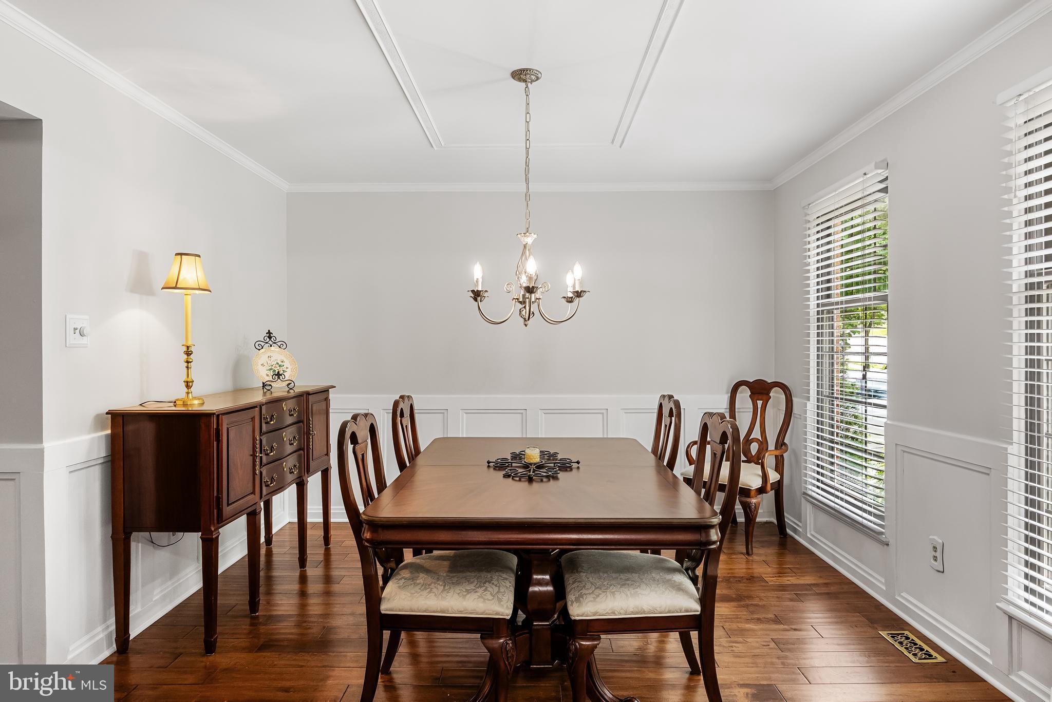 26 Brookview Drive Voorhees, NJ 08043 - Photo 10 of 50 a view of a dining room with furniture window and wooden floor