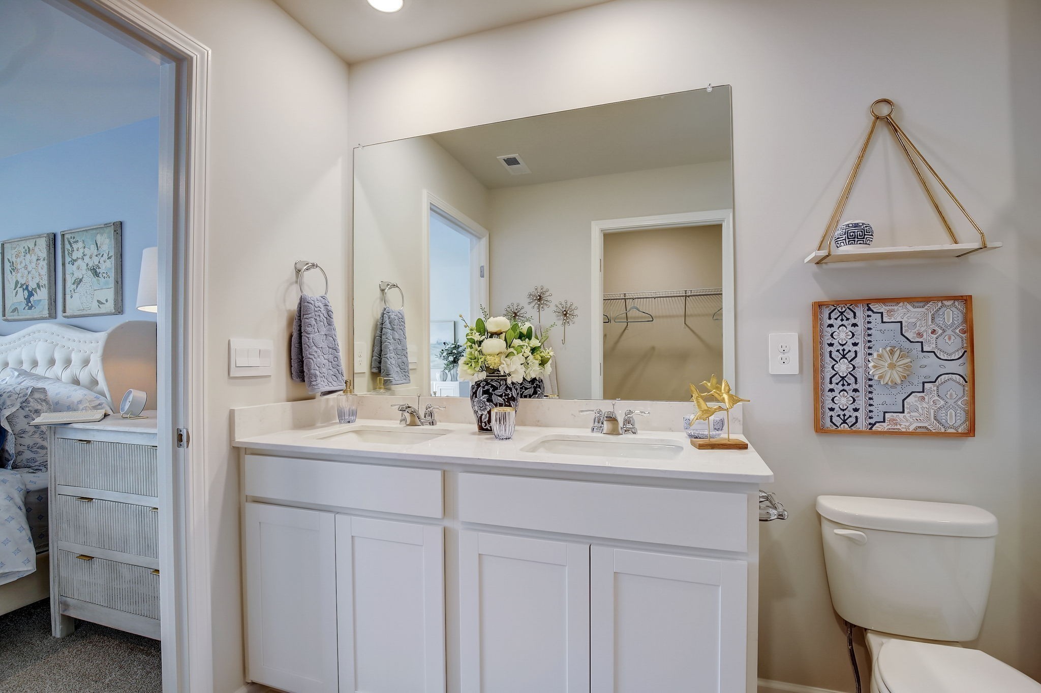 2121 Widgeon Point Lebanon, TN 37090 - Photo 25 of 42 a bathroom with a toilet sink and mirror