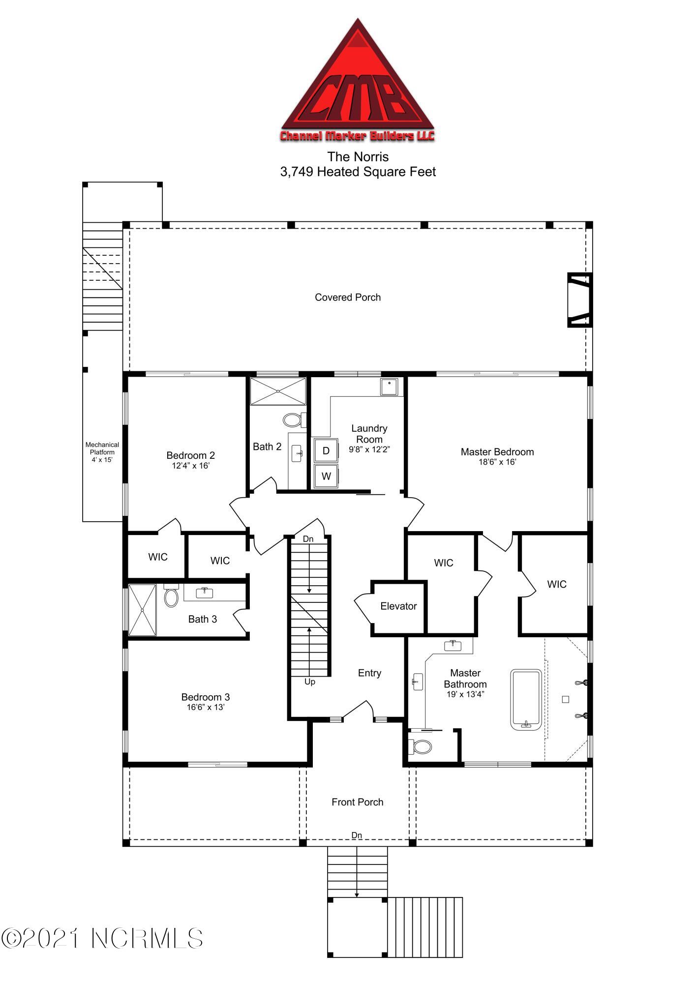2052 Washington Acres Road Hampstead, NC 28443 - Photo 12 of 15 Norris First Floor