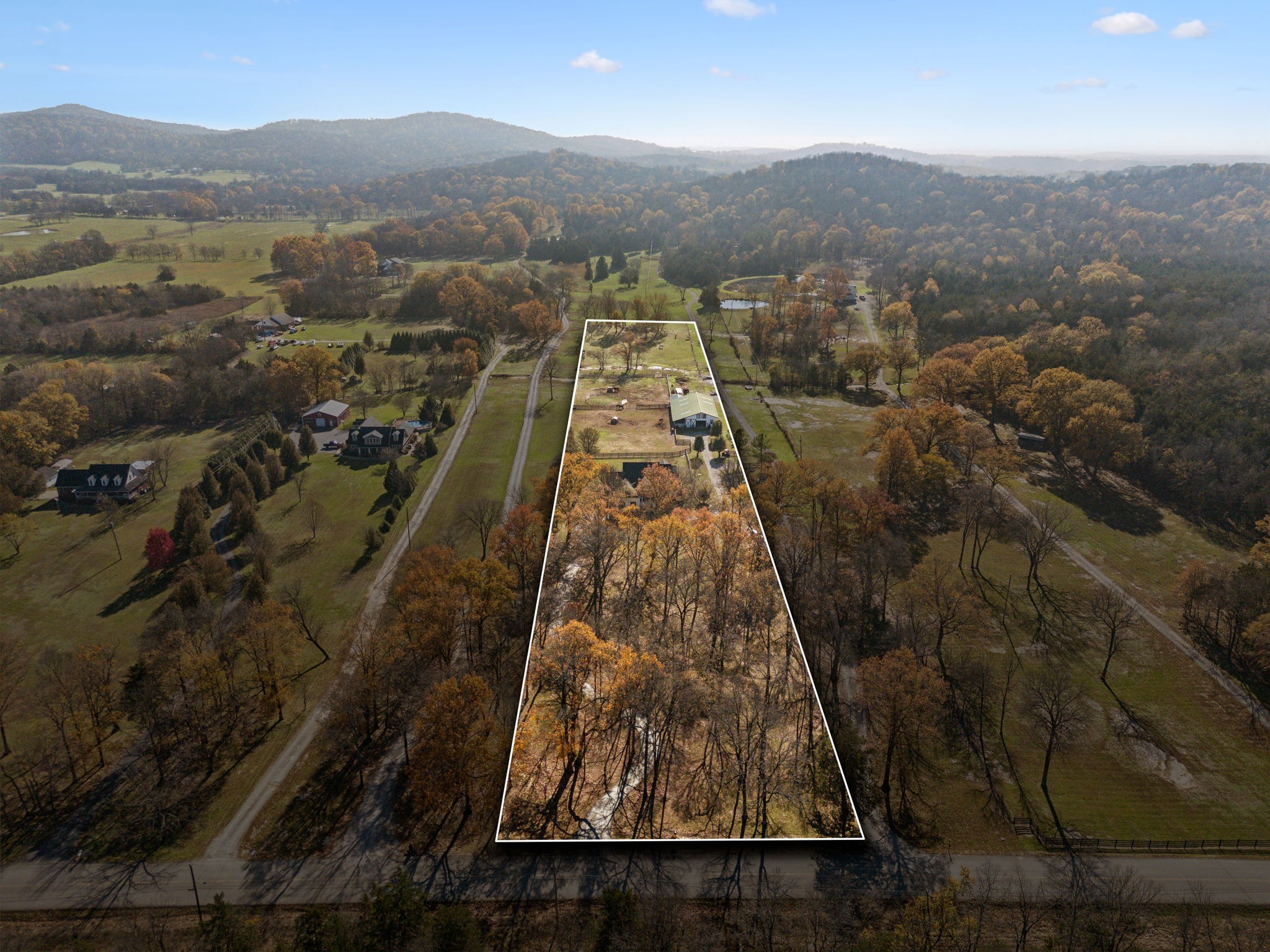 576 Rocky Valley Road Lebanon, TN 37090 - Photo 60 of 62 an aerial view of residential houses with outdoor space