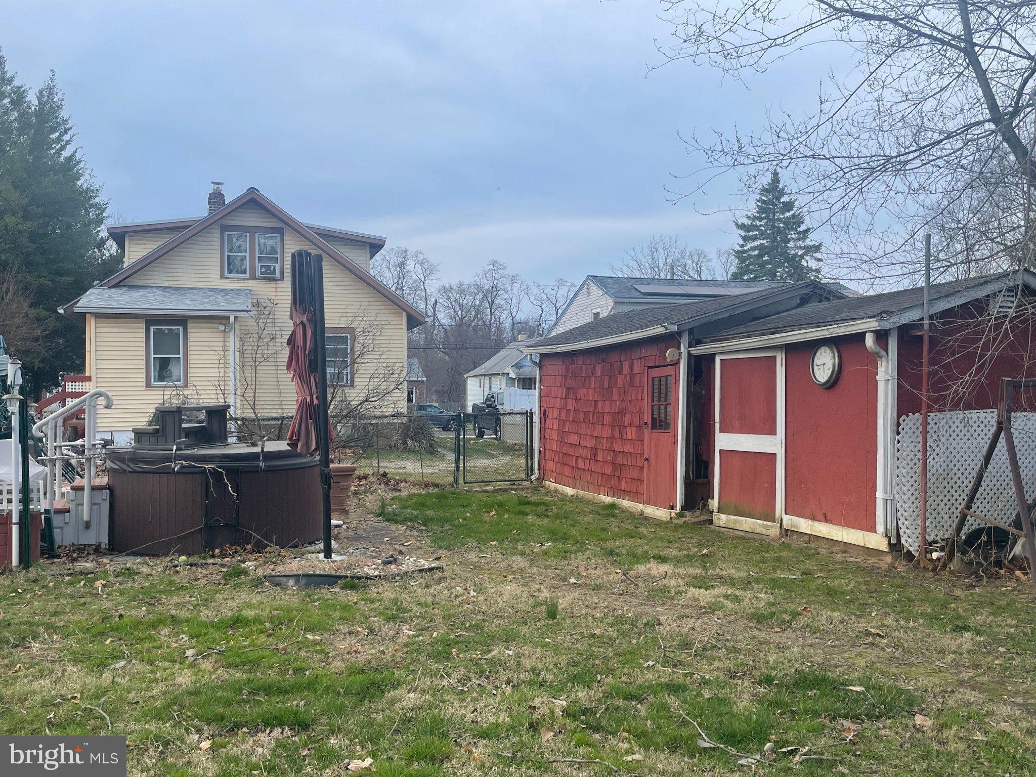 126 Thomas Avenue Maple Shade, NJ 08052 - Photo 4 of 5 Charming backyard with rustic shed.