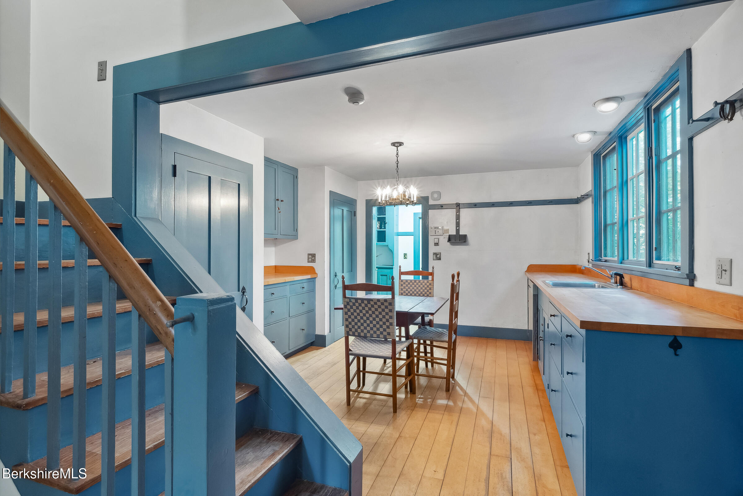 82 East Main Street Stockbridge, MA 01262 - Photo 15 of 52 a view of a dining room with furniture window and wooden floor