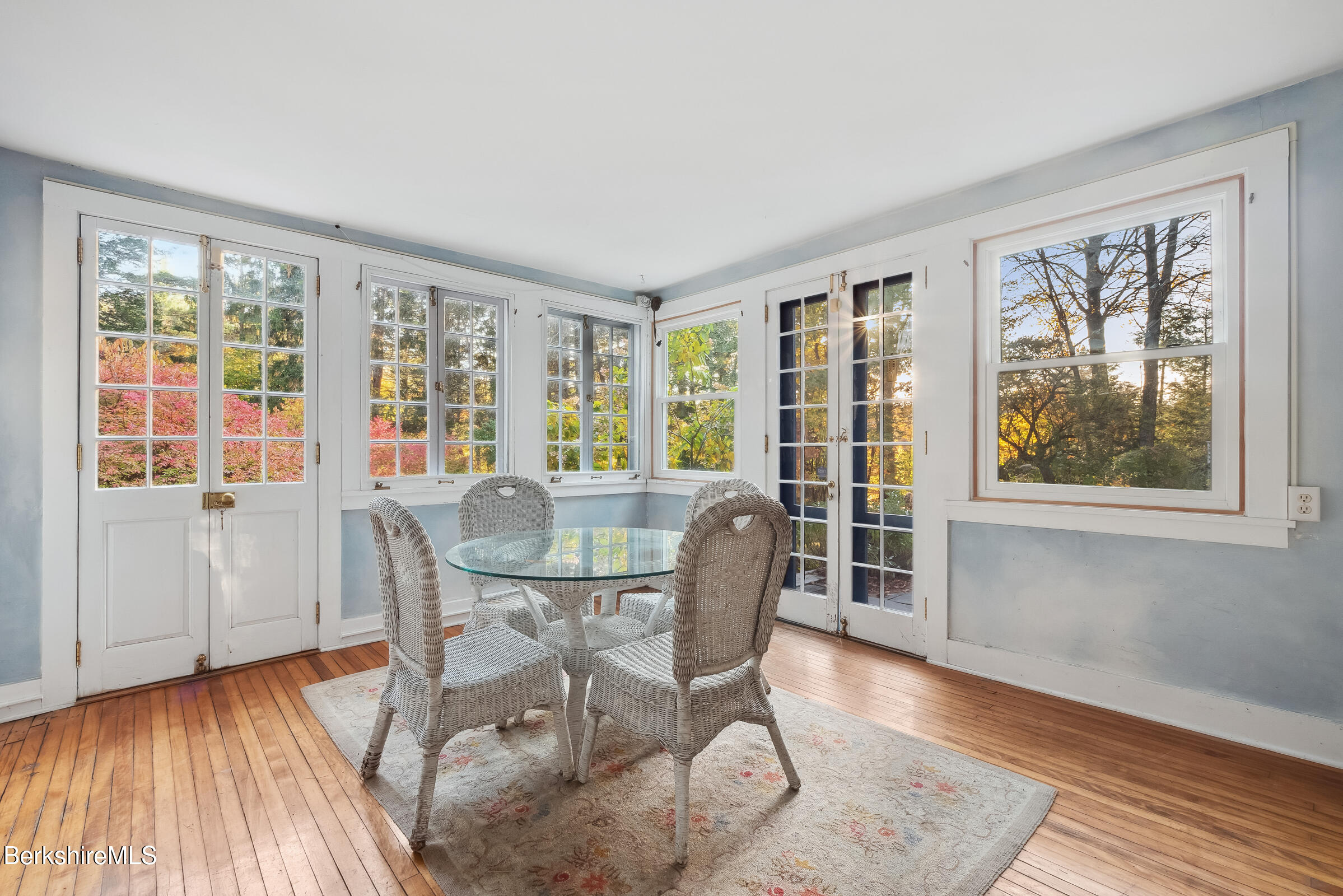 82 East Main Street Stockbridge, MA 01262 - Photo 21 of 52 a view of a dining room with furniture window and wooden floor