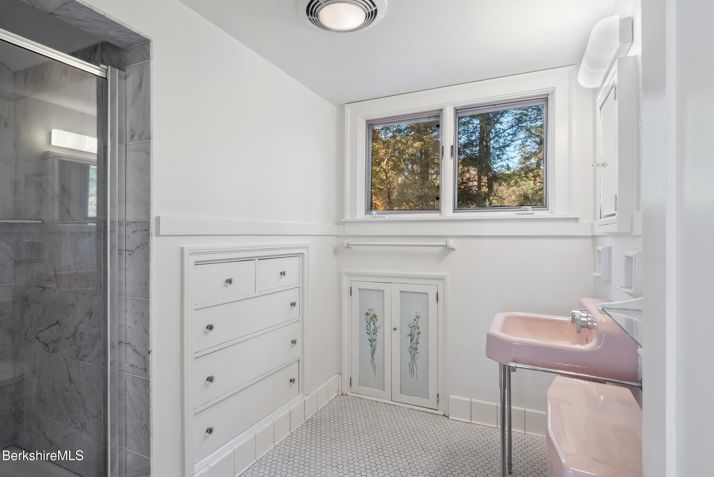 82 East Main Street Stockbridge, MA 01262 - Photo 33 of 52 a bathroom with a sink a toilet and a mirror