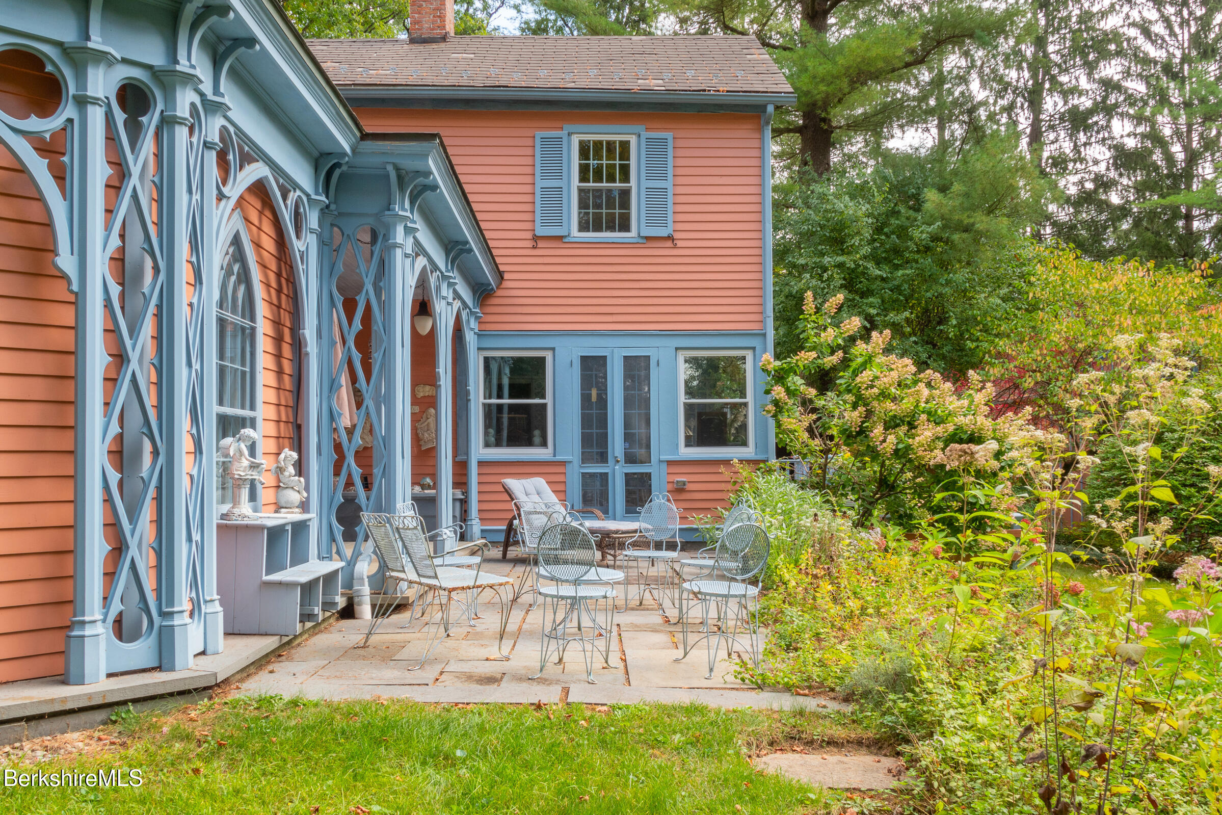 82 East Main Street Stockbridge, MA 01262 - Photo 48 of 52 a view of a house with a patio