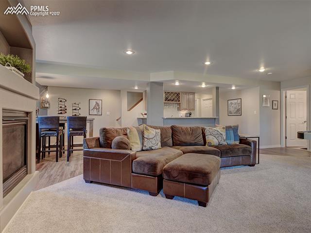 2303 Cinnabar Road Colorado Springs, CO 80921 - Photo 24 of 36 Rec room with wet bar