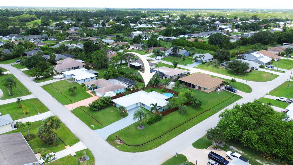 2402 Southeast Pinero Road Port St. Lucie, FL 34952 - Photo 14 of 45 an aerial view of a