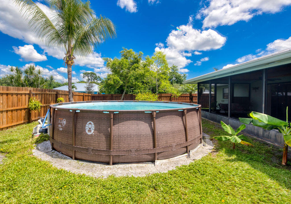 2402 Southeast Pinero Road Port St. Lucie, FL 34952 - Photo 8 of 45 a view of outdoor space yard and patio