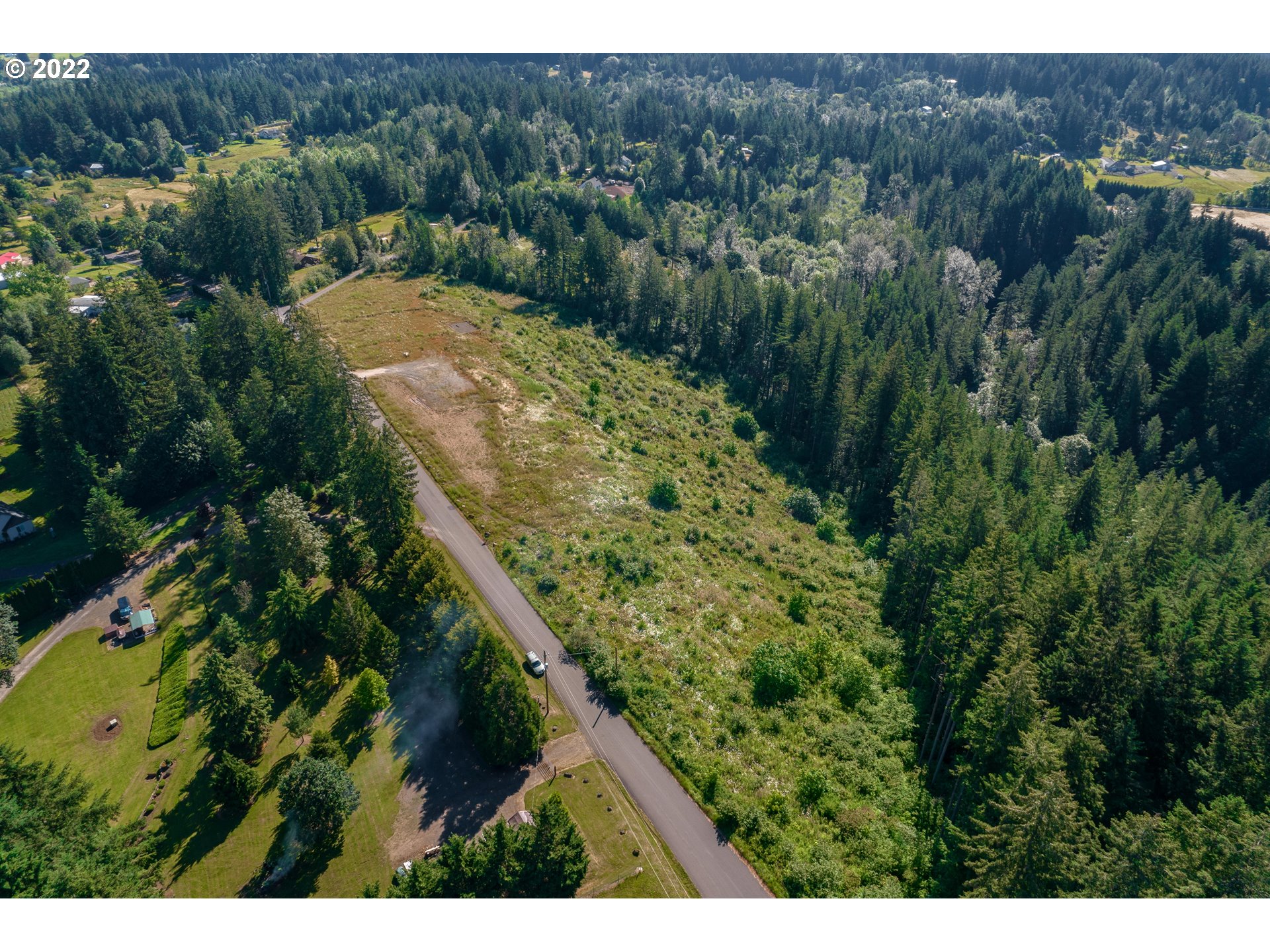 30007 Northeast Mc Bride Road Battle Ground, WA 98604 - Photo 5 of 7 a view of a green yard with an outdoor seating