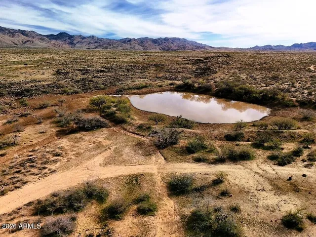 a view of a sky from a lake