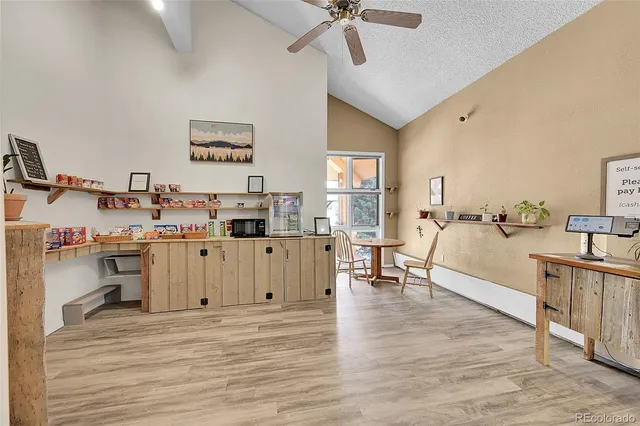 a view of a walk in closet