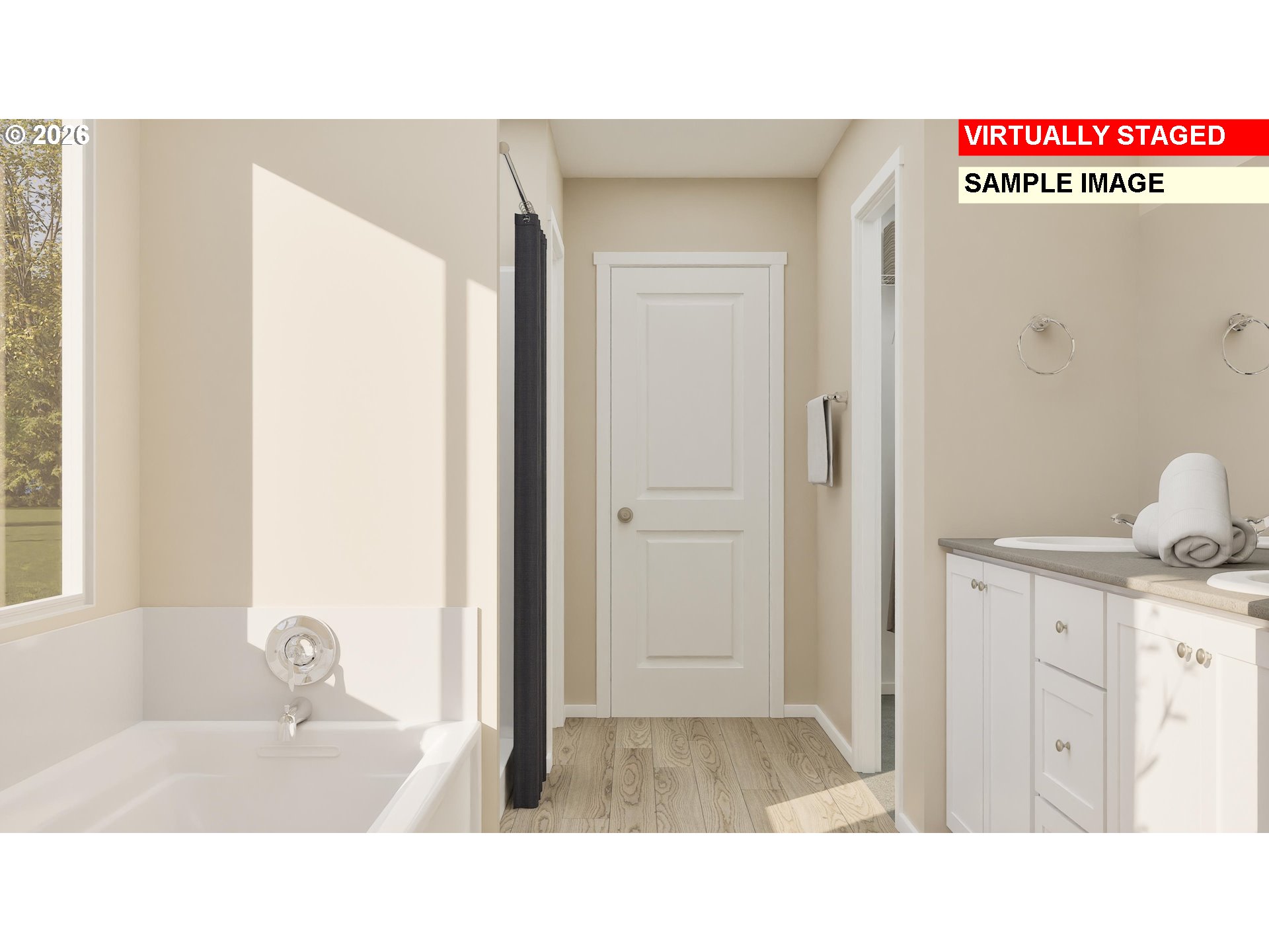 5757 Bainbridge Road Eugene, OR 97402 - Photo 20 of 22 a bathroom with a sink and a bathtub