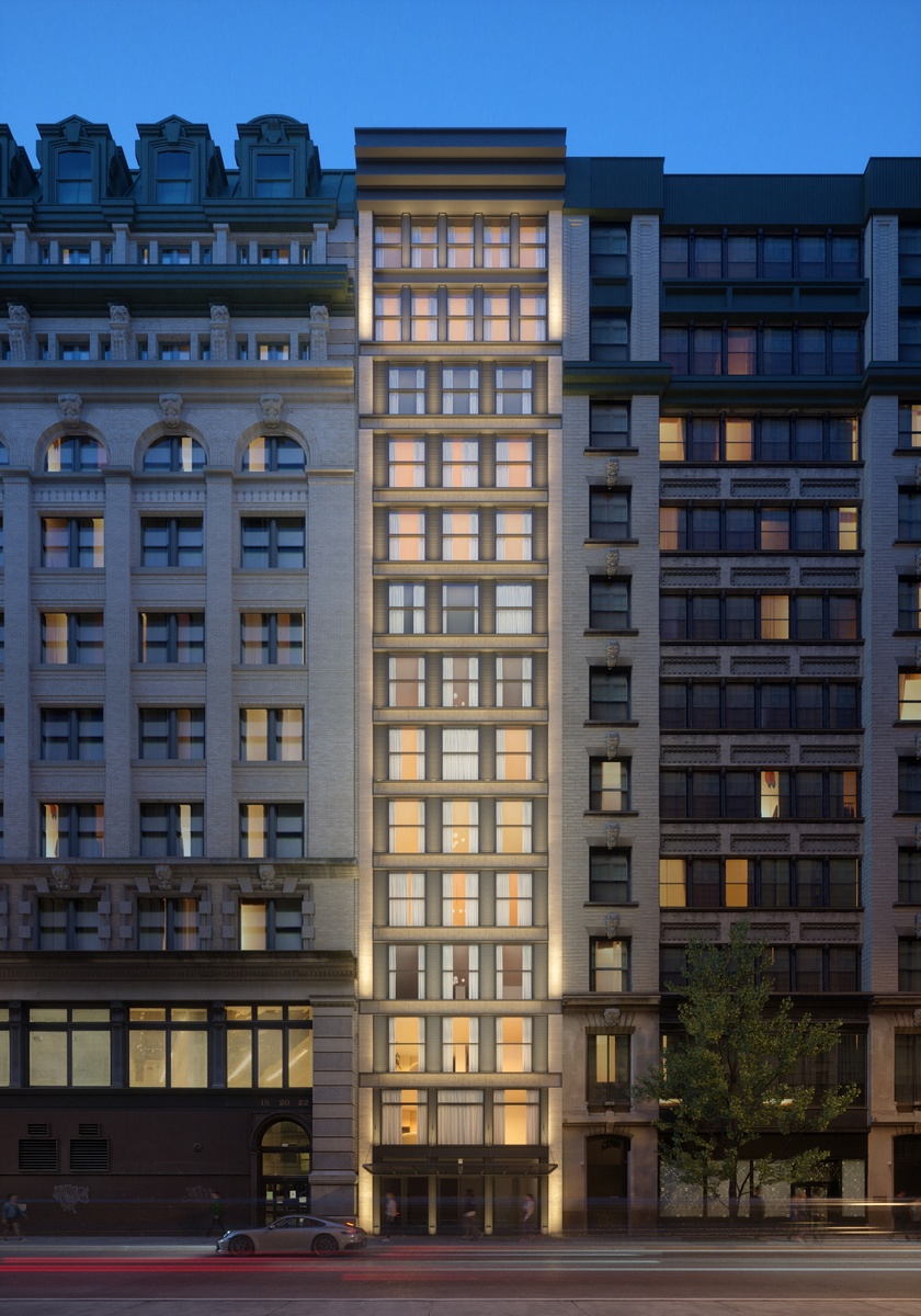 16 West 18th Street, Unit 2 Manhattan, NY 10011 - Photo 16 of 19 a glass building view with couple of windows