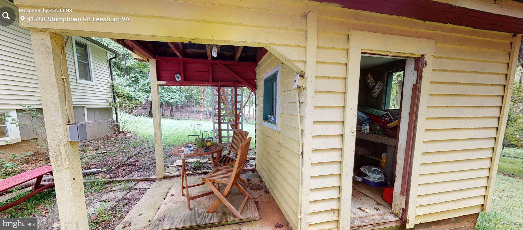 41788 Stumptown Road Leesburg, VA 20176 - Photo 29 of 35 rear deck and old "well house"