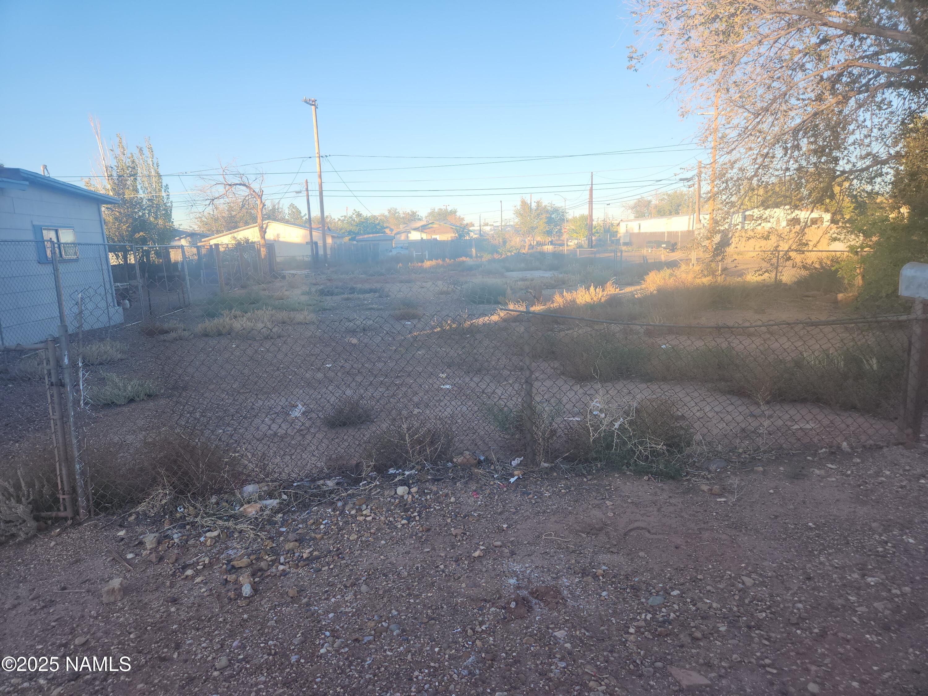 415 South Edwin Avenue Winslow, AZ 86047 - Photo 8 of 9 a view of a yard with a tree