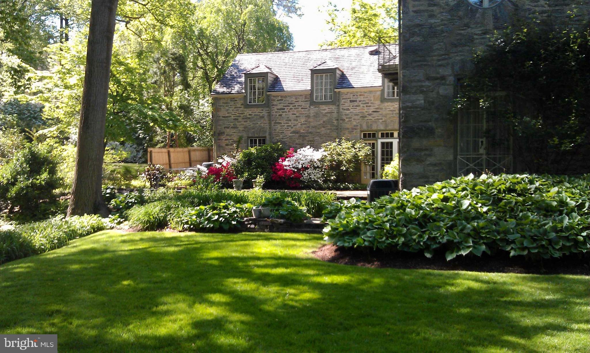 150 Guernsey Road Swarthmore, PA 19081 - Photo 4 of 26 Back Patio Side View