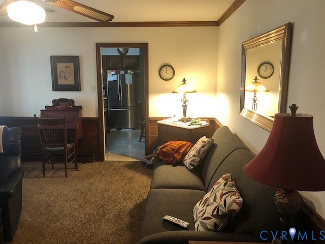 9401 Gum Fork Road Midlothian, VA 23112 - Photo 9 of 28 Original/Original Family Room with Carpet