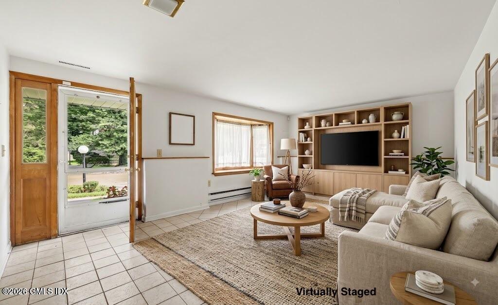 29 Amherst Road Riverside, CT 06878 - Photo 4 of 43 family room virtually staged
