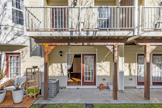 a front view of a building with glass windows