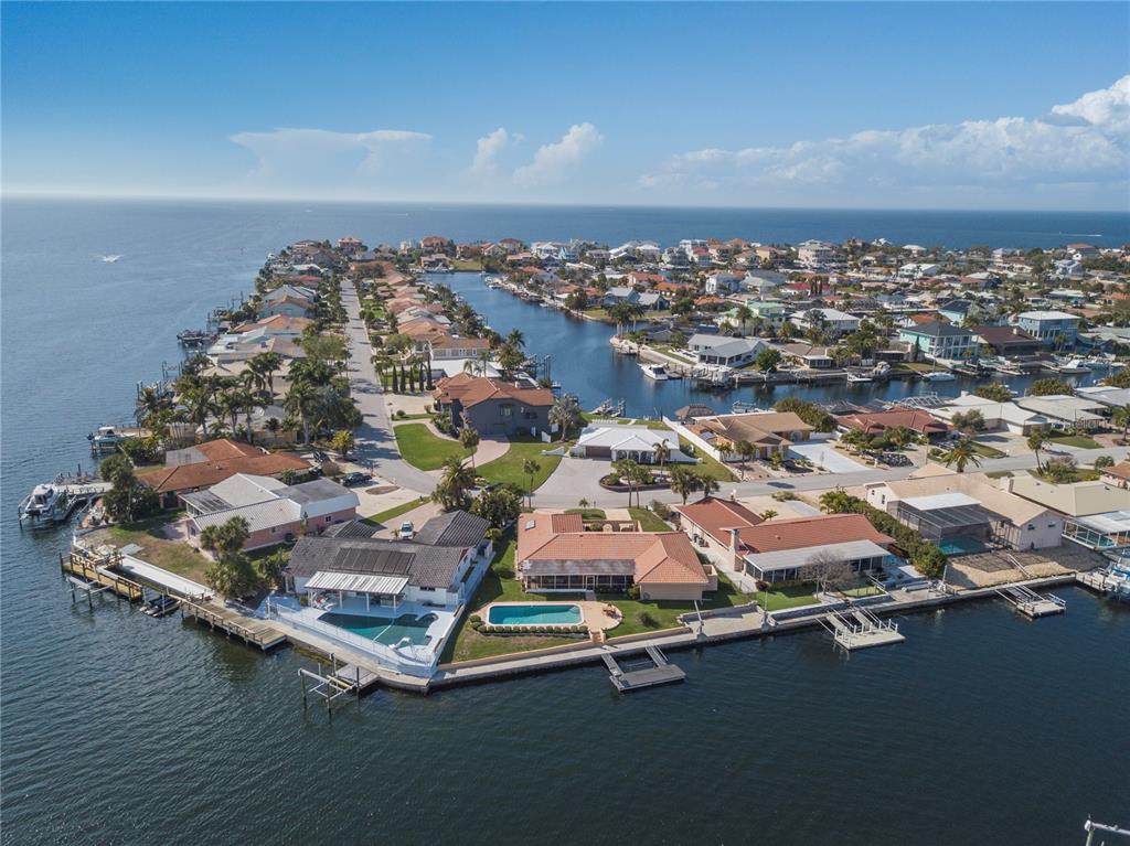 4964 South Shore Drive New Port Richey, FL 34652 - Photo 62 of 69 an aerial view of residential houses with outdoor space