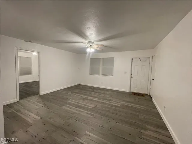 wooden floor in an empty room