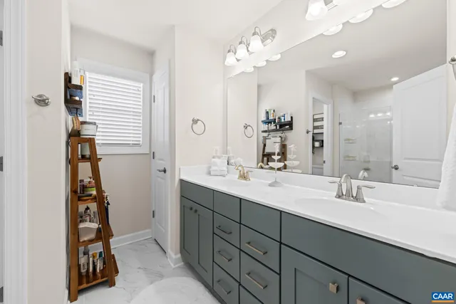 a view of a hallway with staircase