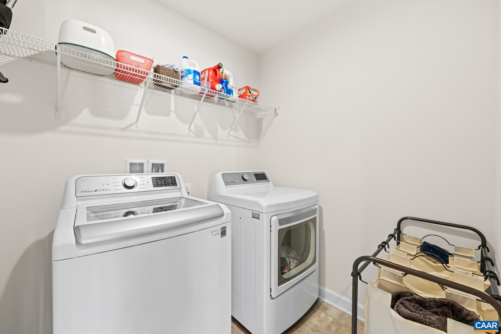 3490 Thicket Run Place Charlottesville, VA 22911 - Photo 37 of 63 a utility room with dryer and washer